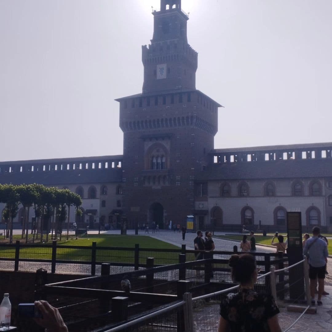 Inside Sforzesco Castle