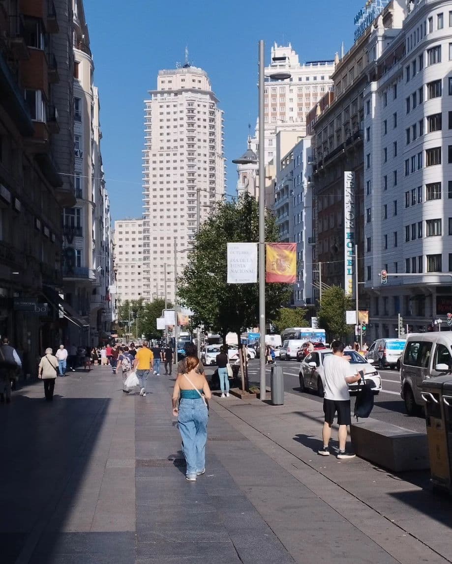 Gran Vía, the city's most famous street