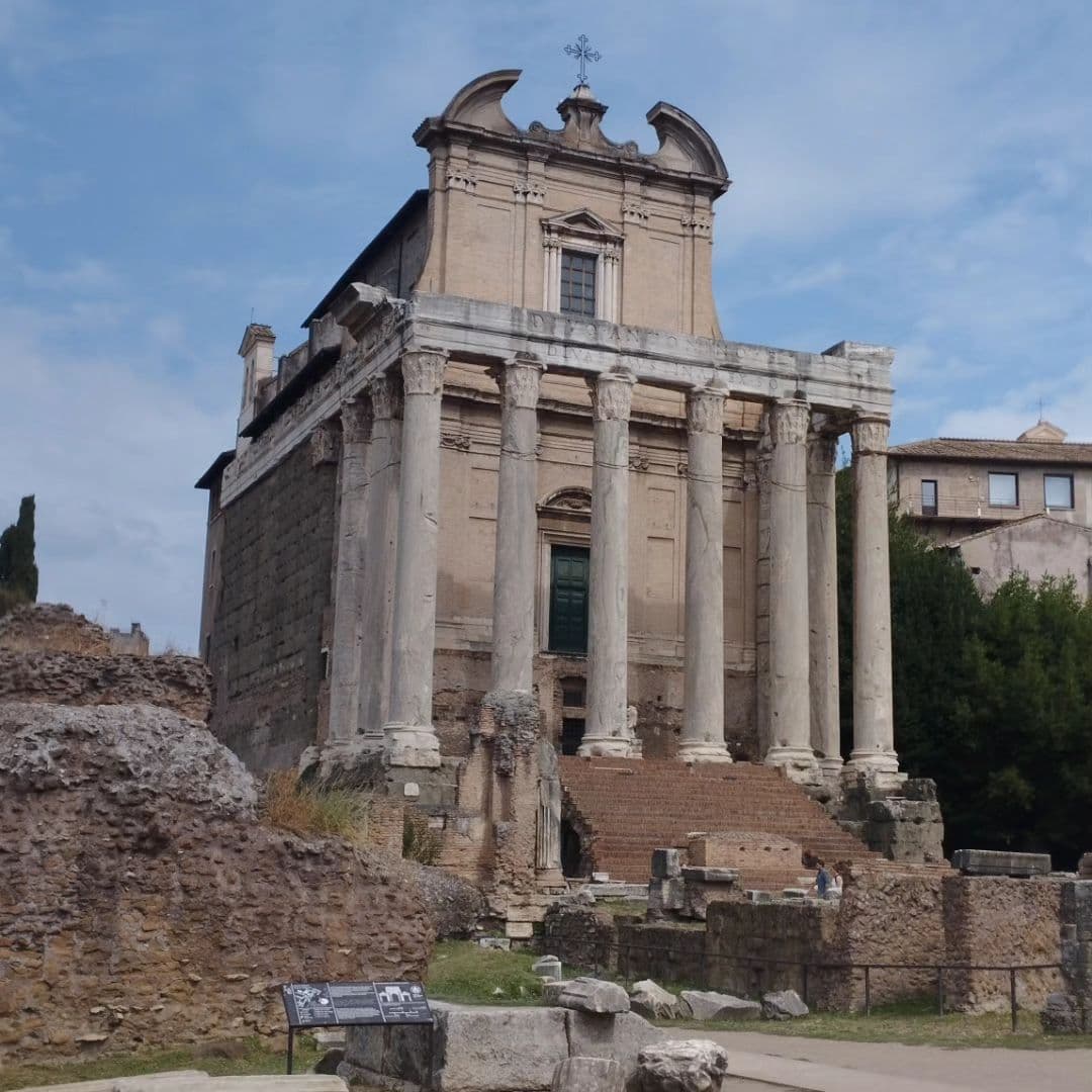 Temple of Antoninus and Faustina in the Roman Forum