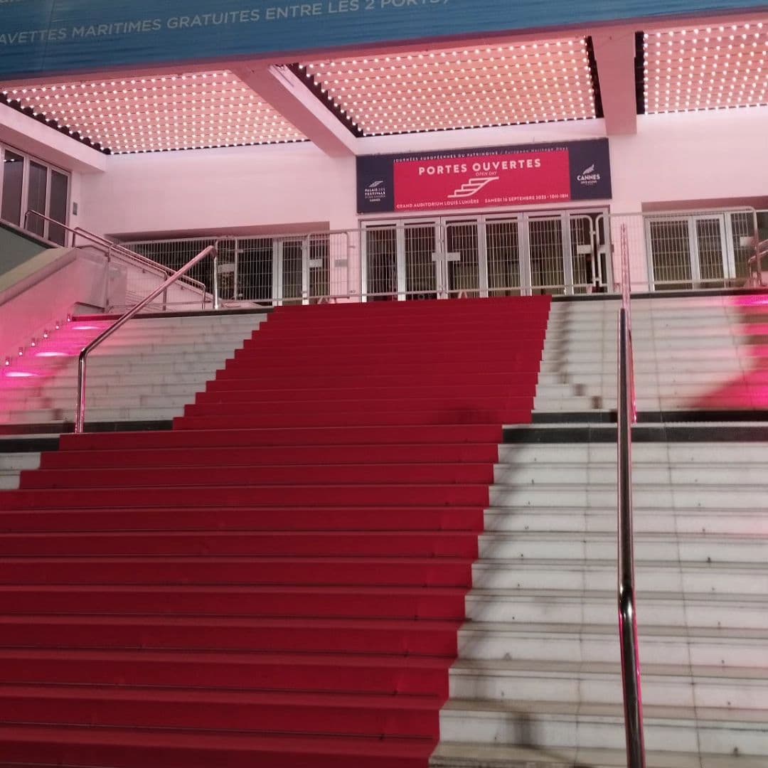 Entrance to the Palais des Festivals et des Congrès (Palace of Festivals and Congresses)