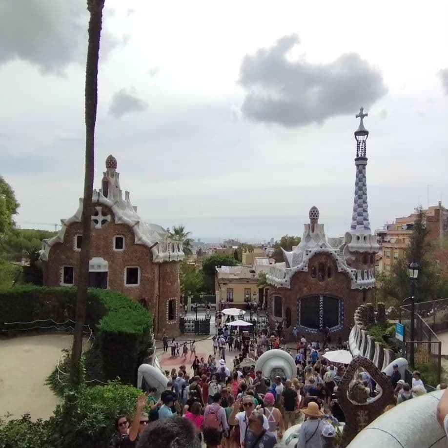 Main entrance to Park Güell