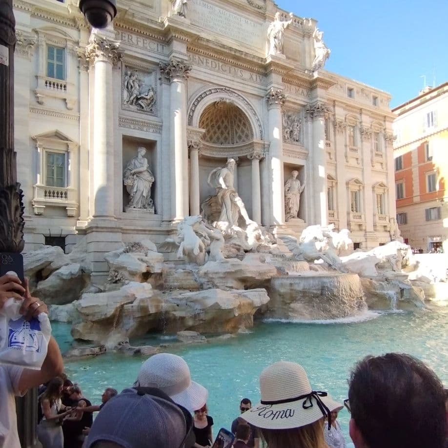 The famous Fontana di Trevi